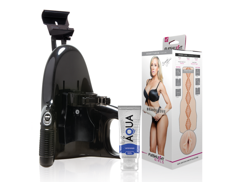 FLESHLIGHT - BRANDI LOVE VAGINA + UNIVERSAL LAUNCH + AQUA QUALITY LUBRICANT 50 ML