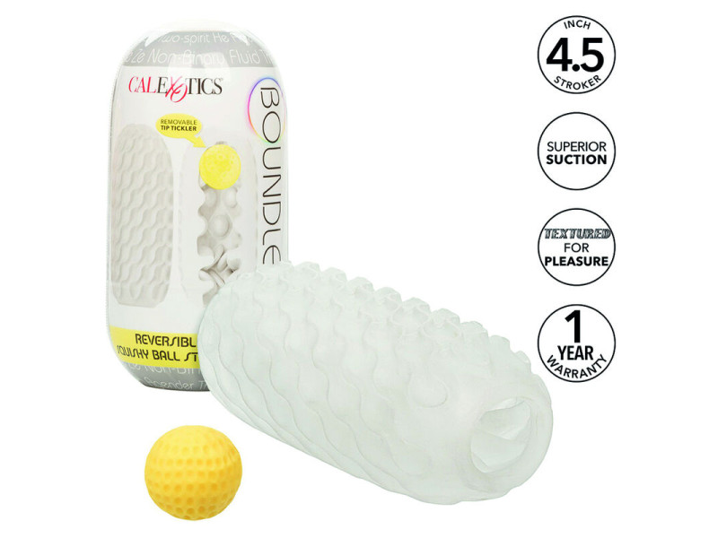 CALEXOTICS - BOUNDLESS REVERSIBLE SQUISHY BALL STROKE GREY