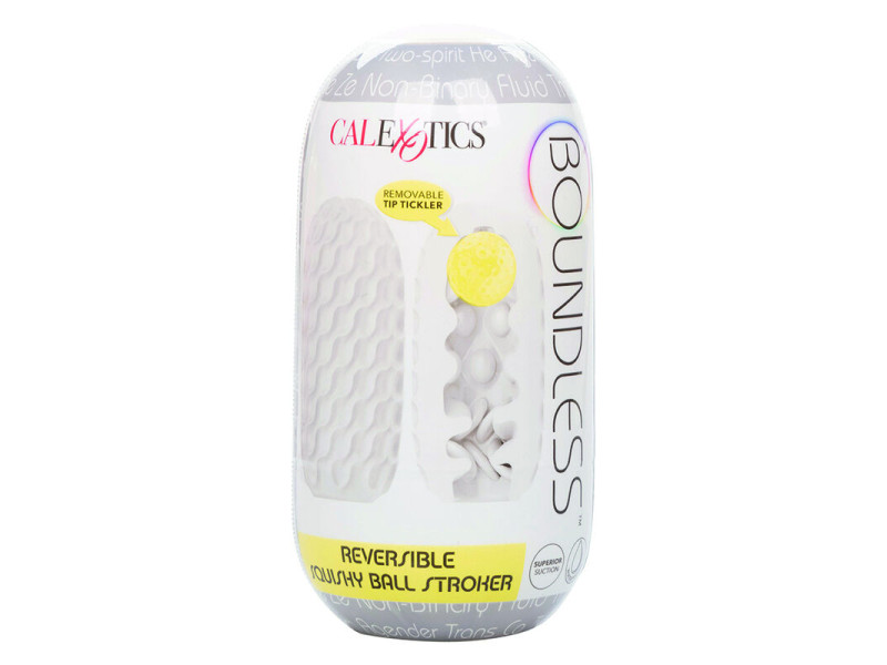 CALEXOTICS - BOUNDLESS REVERSIBLE SQUISHY BALL STROKE GREY