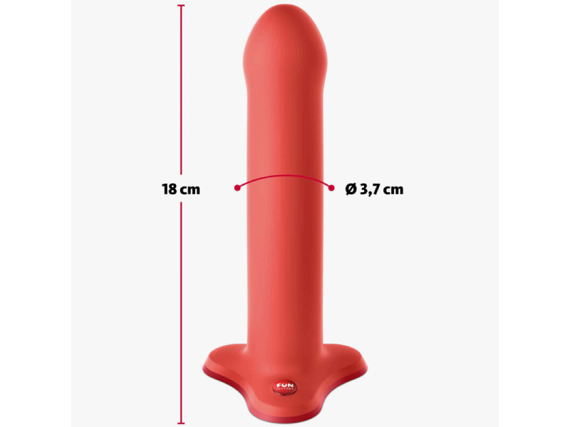 FUN FACTORY - MAGNUM DILDO FLASHY CORAL