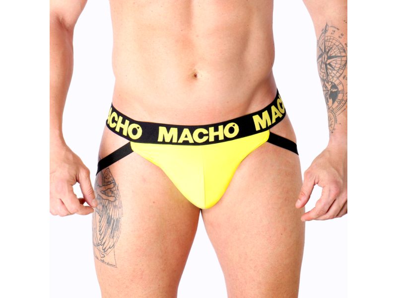 MACHO - MX25A JOCK LYCRA YELLOW S