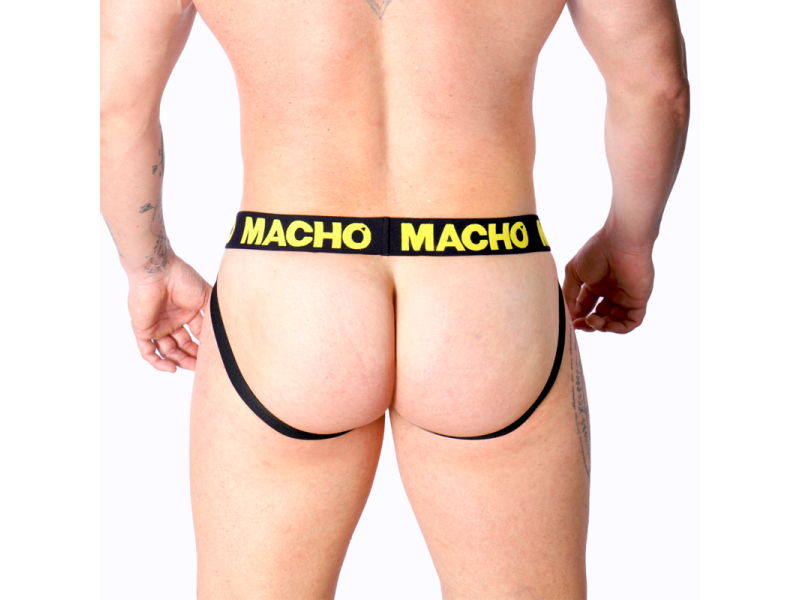 MACHO - MX25A JOCK LYCRA YELLOW S