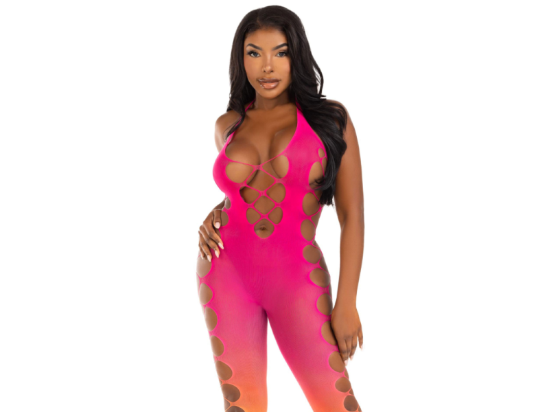 LEG AVENUE - ANKLE BODYSTOCKING SUNSET