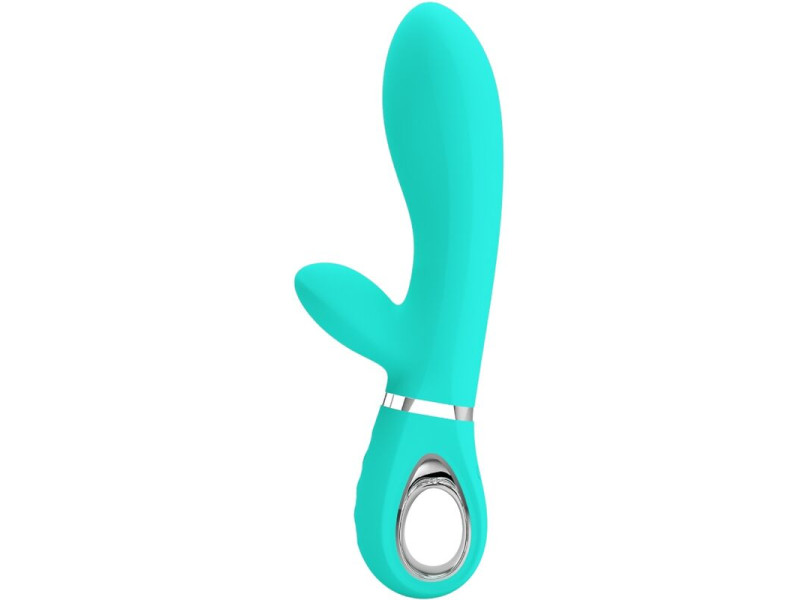 PRETTY LOVE - THOMAS MULTIFUNCTION G-SPOT VIBRATOR AQUA GREEN