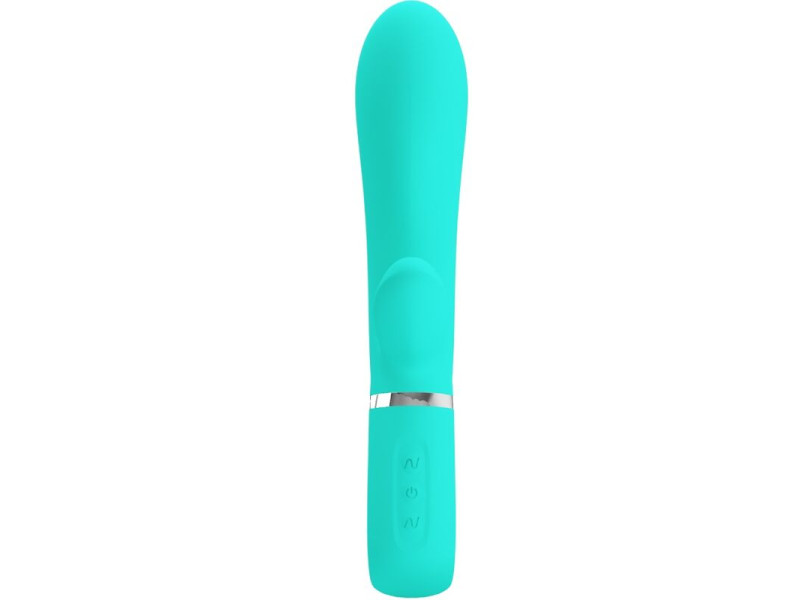 PRETTY LOVE - THOMAS MULTIFUNCTION G-SPOT VIBRATOR AQUA GREEN