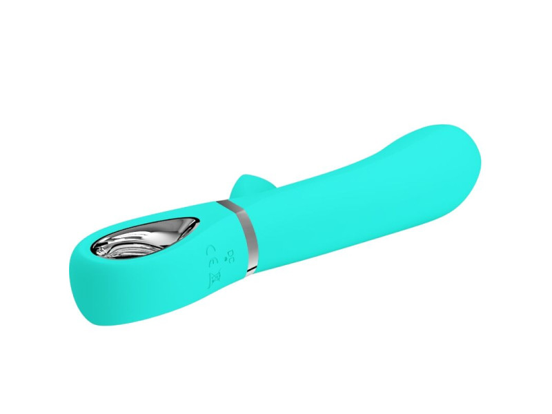 PRETTY LOVE - THOMAS MULTIFUNCTION G-SPOT VIBRATOR AQUA GREEN