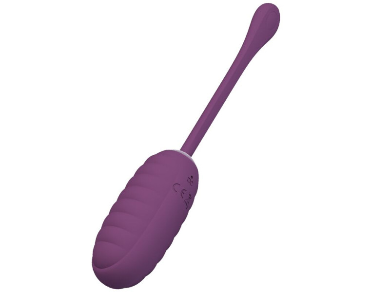 PRETTY LOVE - CASPER PURPLE RECHARGEABLE VIBRATING EGG