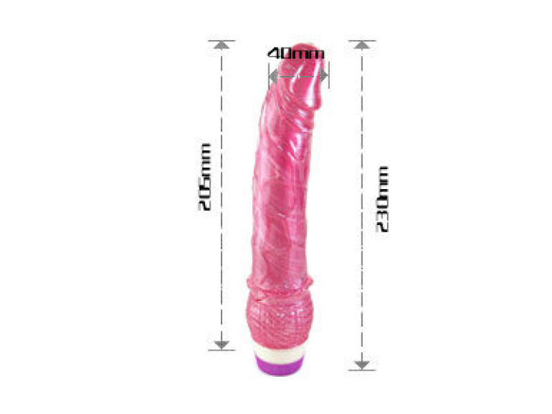 BAILE - REALISTIC RED VIBRATOR 23 CM