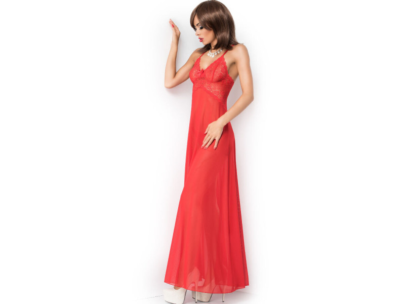 CHILIROSE - CR 3883 BABYDOLL LONG RED S/M