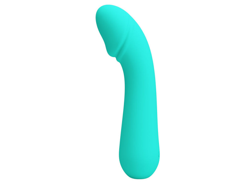 PRETTY LOVE - CETUS RECHARGEABLE VIBRATOR AQUA GREEN