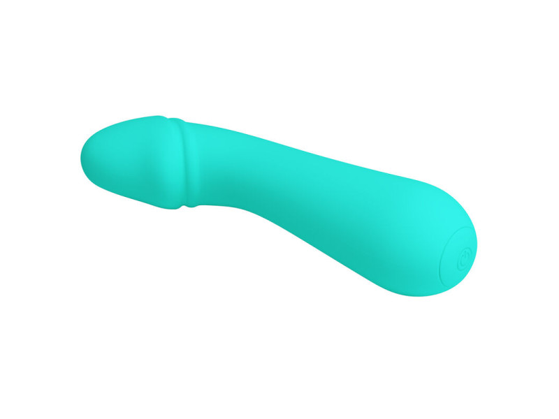 PRETTY LOVE - CETUS RECHARGEABLE VIBRATOR AQUA GREEN