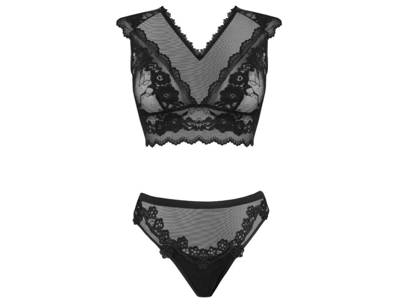 LIVCO CORSETTI FASHION - TIMOSAN LC 90631 BRA + PANTY BLACK