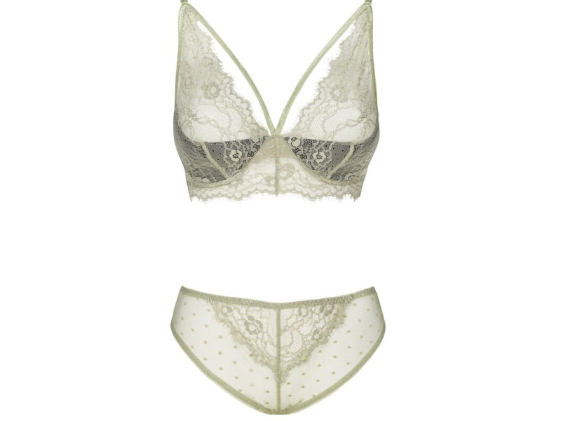 LIVCO CORSETTI FASHION - PINE LC 90667 BRA + PANTY KHAKI