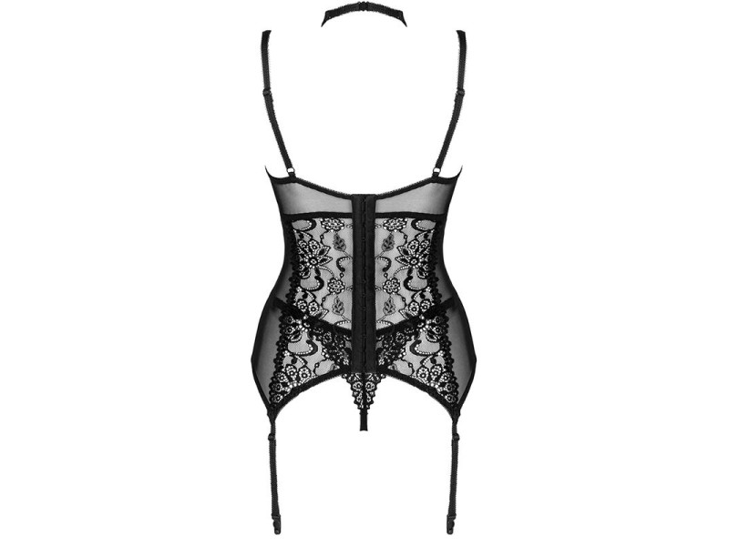 LIVCO CORSETTI FASHION - GIELLANDRA FOR THE SENSES COLLECTION CORSET + PANTY BLACK