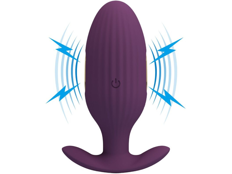 PRETTY LOVE - JEFFERSON APP CONTROLLED ANAL PLUG PURPLE