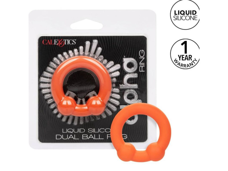 CALEXOTICS - ALPHA DUAL BALL RING ORANGE