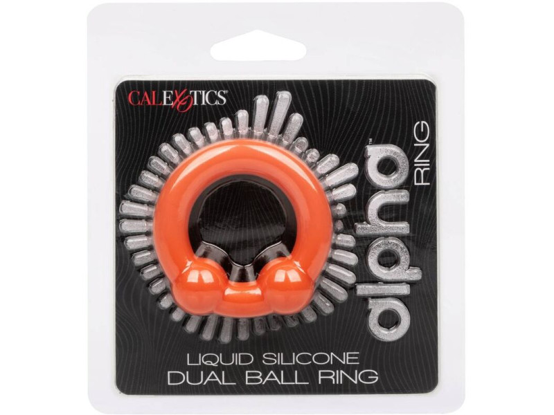 CALEXOTICS - ALPHA DUAL BALL RING ORANGE