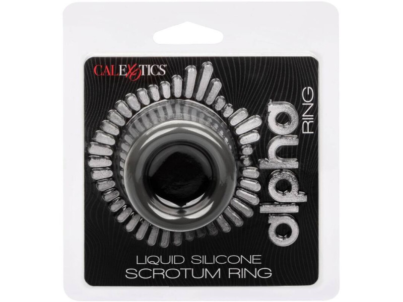 CALEXOTICS - ALPHA SCROTUM STRETCHING RING BLACK