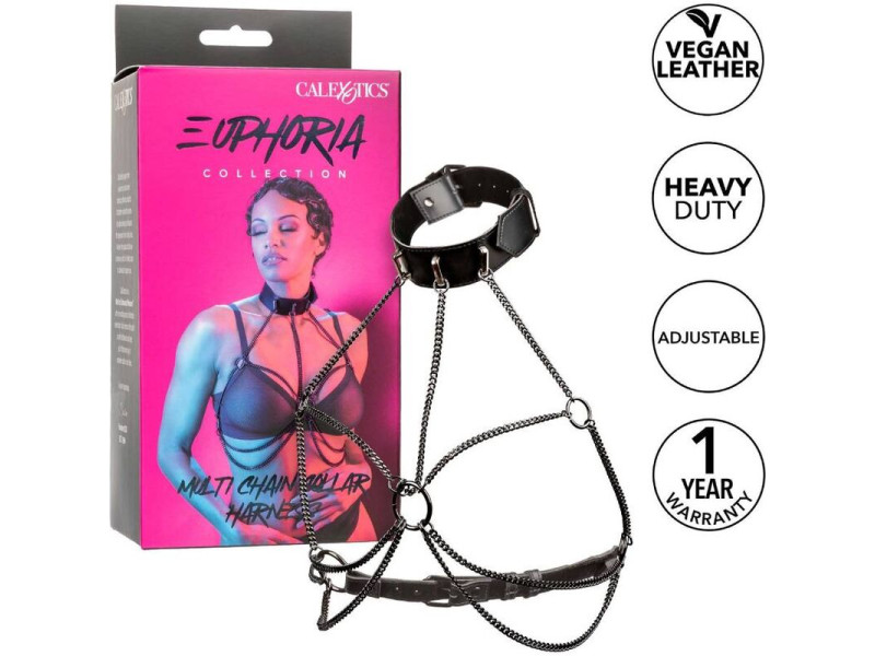 CALEXOTICS - EUPHORIA MULTI CHAIN COLLAR HARNESS