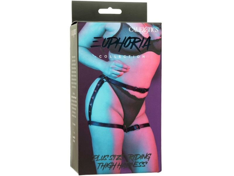 CALEXOTICS - EUPHORIA PLUS SIZE RIDING THIGH HARNESS