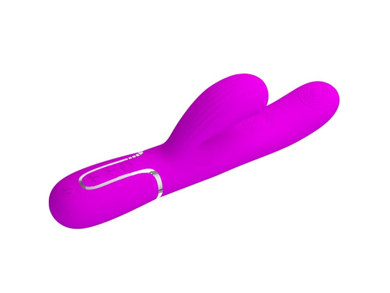 PRETTY LOVE - PERLITA MULTIFUNCTION 3 IN 1 G-SPOT VIBRATOR VIOLET