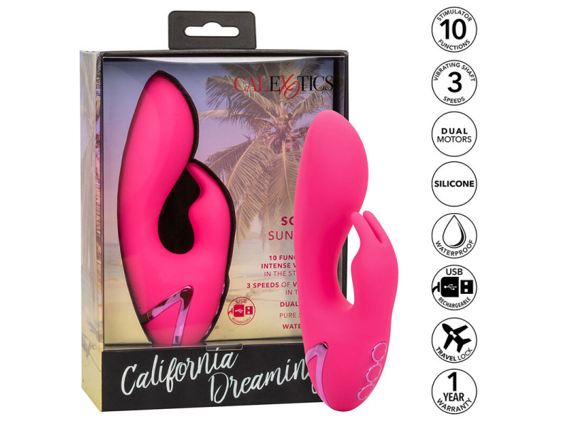 CALEXOTICS - SO. CAL SUNSHINE VIBRATOR RABBIT FUCHSIA BY CALIFORNIA DREAMING