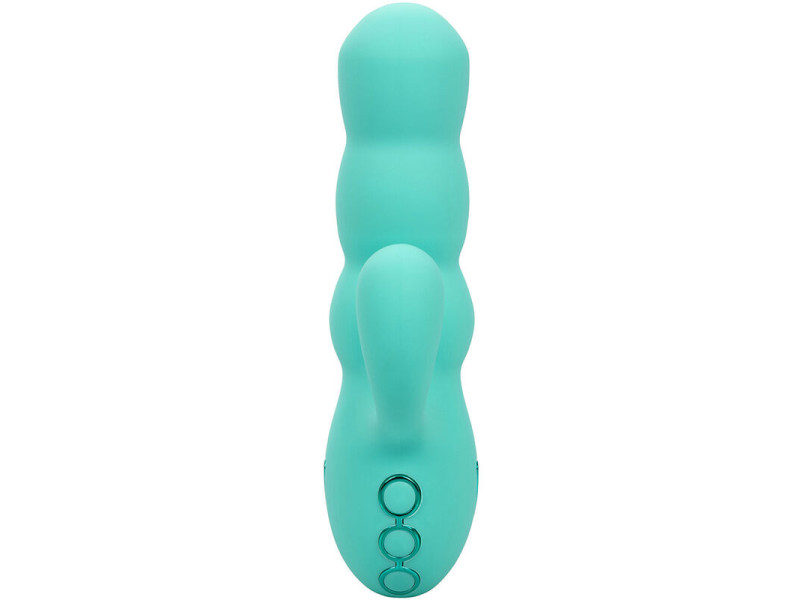 CALEXOTICS - DEL MAR DIVA VIBRATOR RABBIR AQUA GREEN BY CALIFORNIA DREAMING