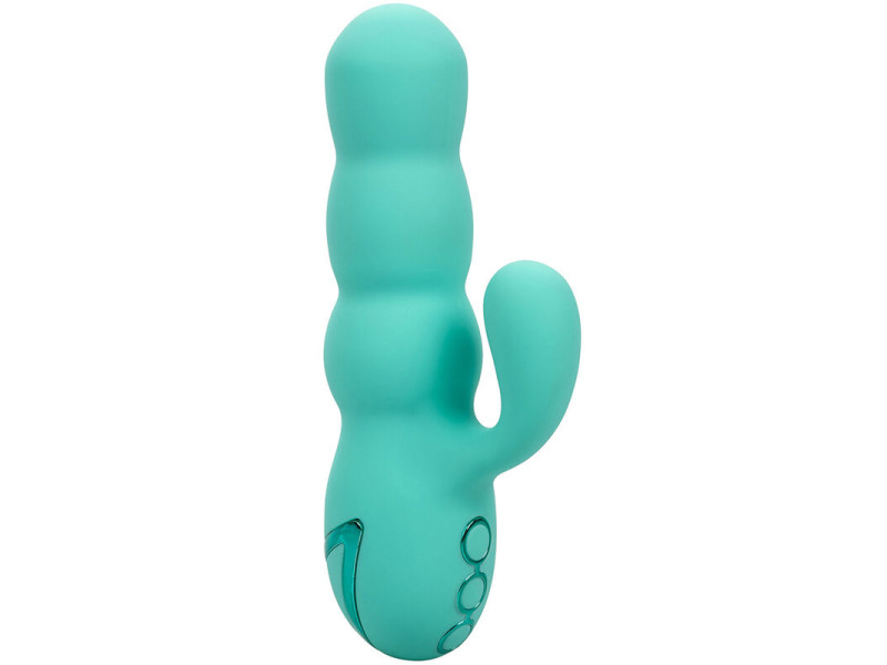 CALEXOTICS - DEL MAR DIVA VIBRATOR RABBIR AQUA GREEN BY CALIFORNIA DREAMING