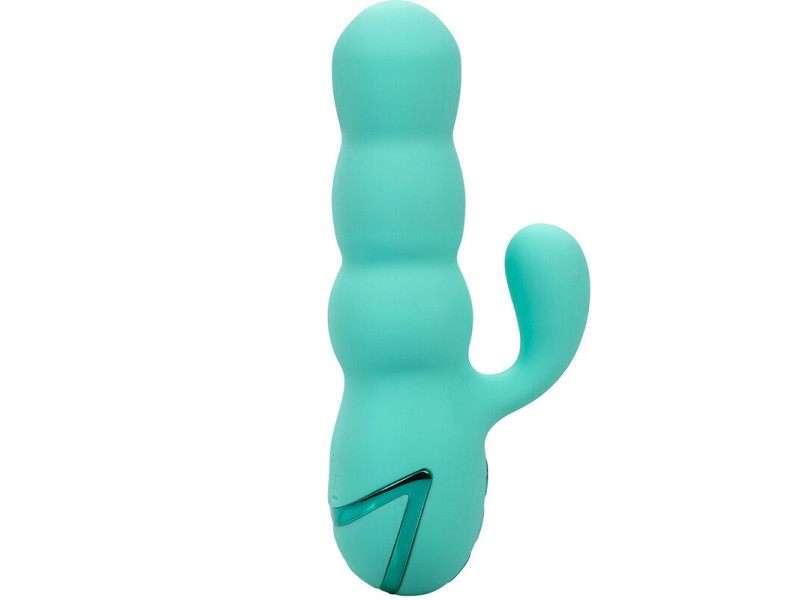 CALEXOTICS - DEL MAR DIVA VIBRATOR RABBIR AQUA GREEN BY CALIFORNIA DREAMING