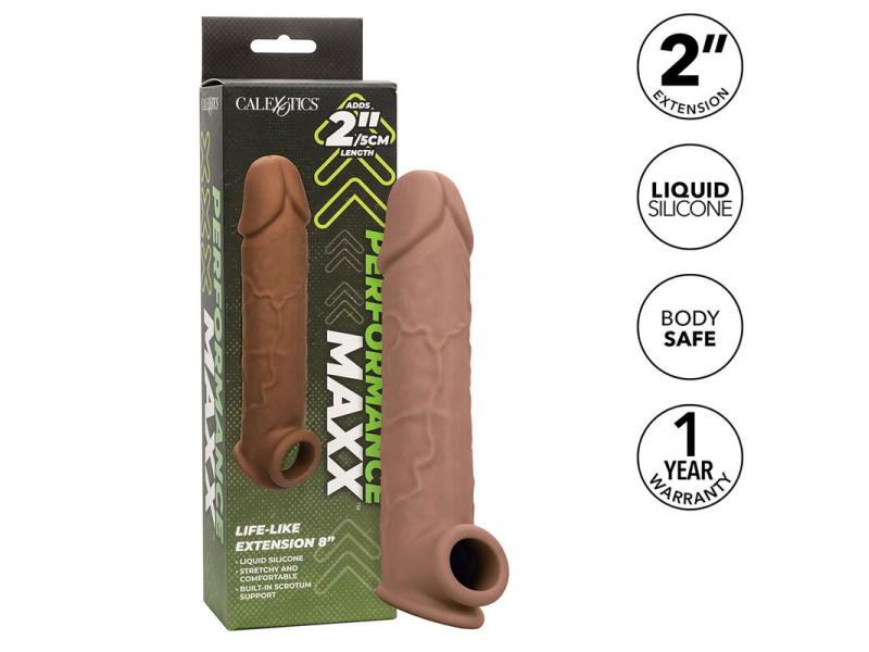 CALEXOTICS - PERFORMANCE MAXX LIFE-LIKE EXTENSION 8 BROWN SKIN