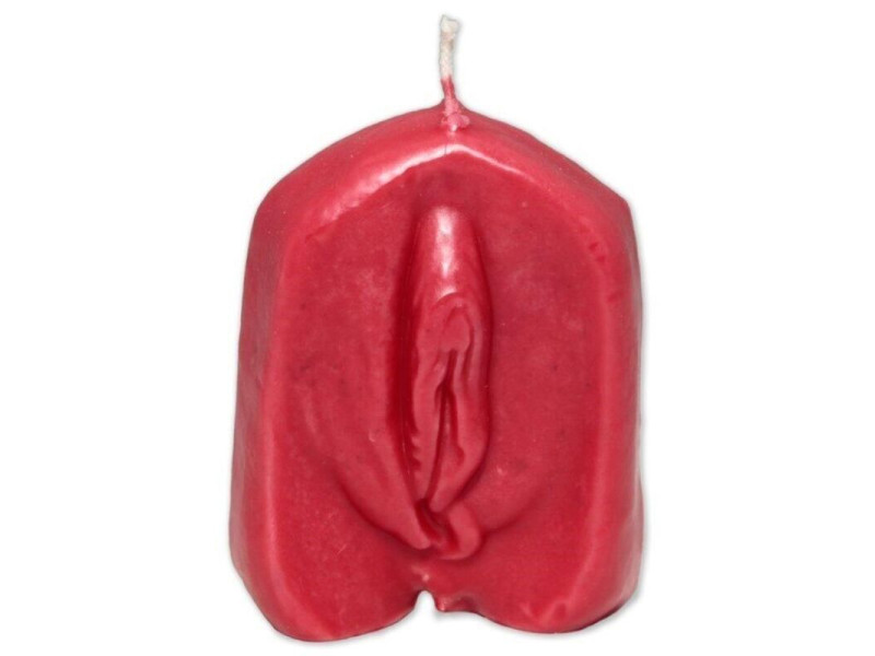 PRIDE - LARGE VAGINA CANDLE RED