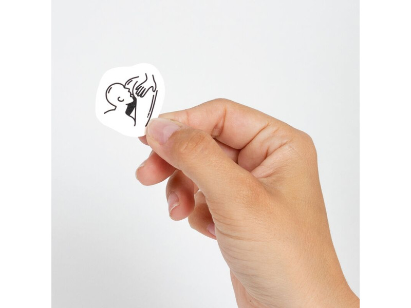 SECRET PLAY - SET OF 10 TEMPORARY TATTOOS KINKY COLLECTION