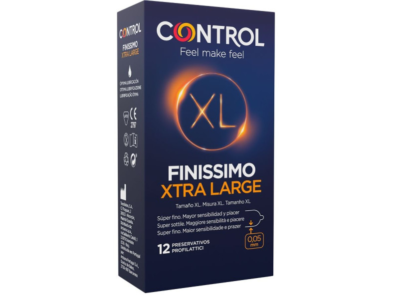 CONTROL - FINISSIMO XL CONDOMS 12 UNITS