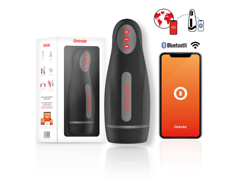 ONINDER - SEOUL RECHARGEABLE MALE MASTURBATOR 10 SPEED - FREE APP