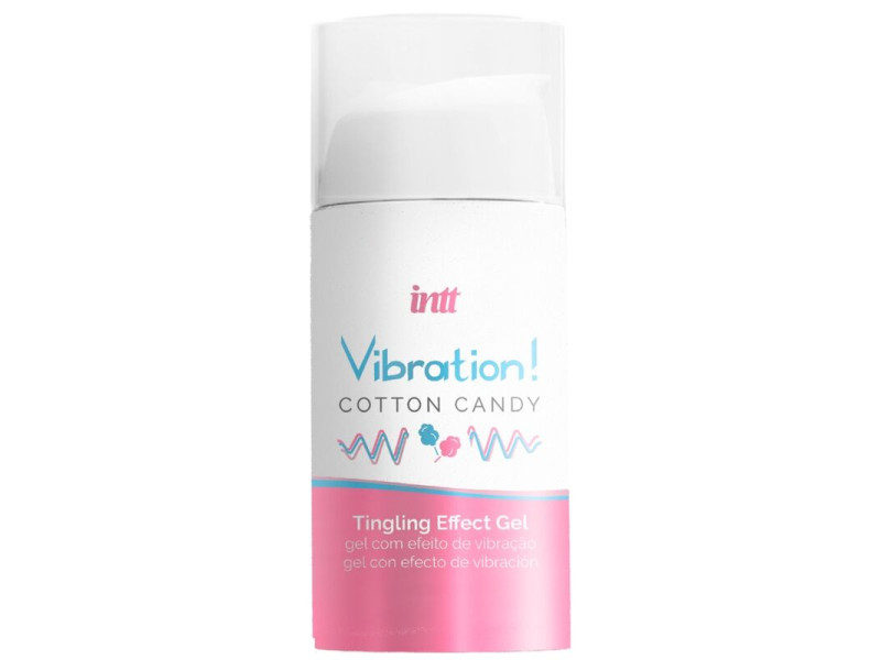 INTT - POWERFUL INTIMATE STIMULANT COTTON CANDY LIQUID VIBRATOR GEL 15 ML