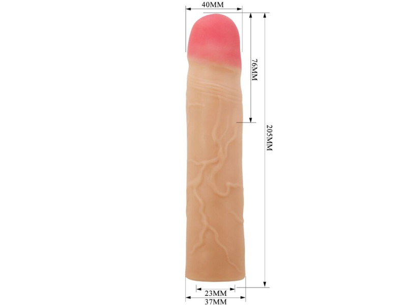 PRETTY LOVE - KYLIAN PENIS EXTENDER COVER FLESH