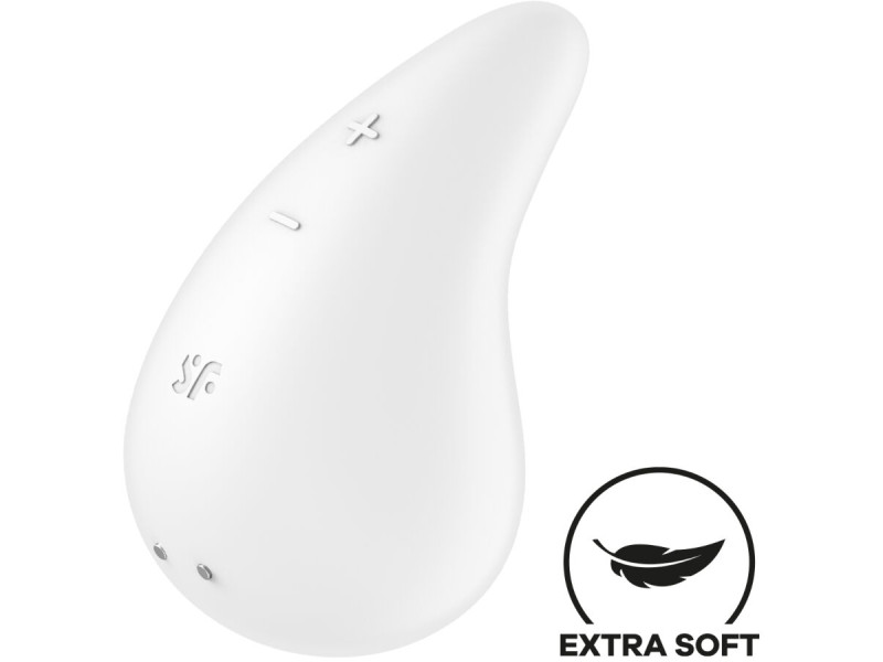 SATISFYER - DEW DROP VIBRATOR LAY-ON WHITE