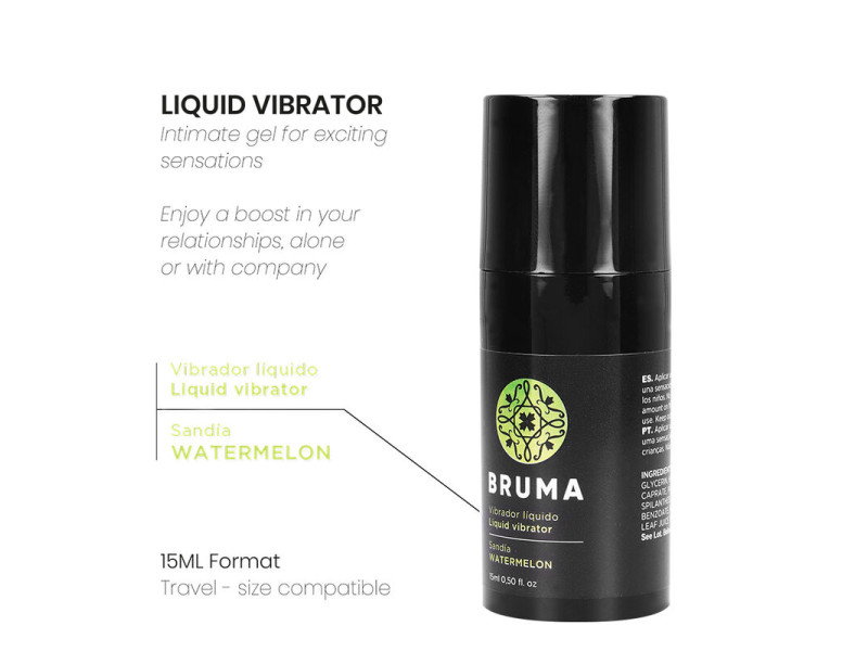 BRUMA - LIQUID VIBRATOR ULTRA SLIDING WATERMELON 15 ML