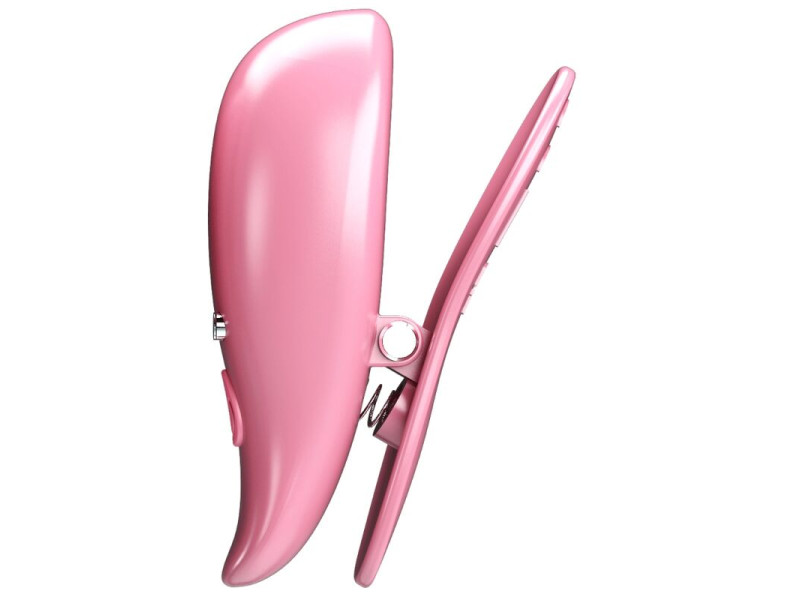 PRETTY LOVE - LEAF VIBRATING NIPPLE CLAMPS PINK