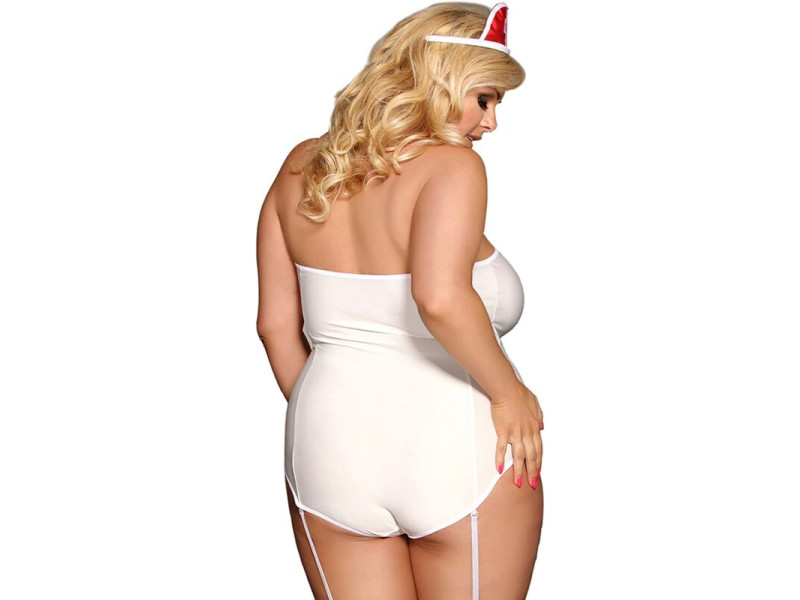 SUBBLIME - SEXY NURSE COSTUME WITH TEDDY L/XL