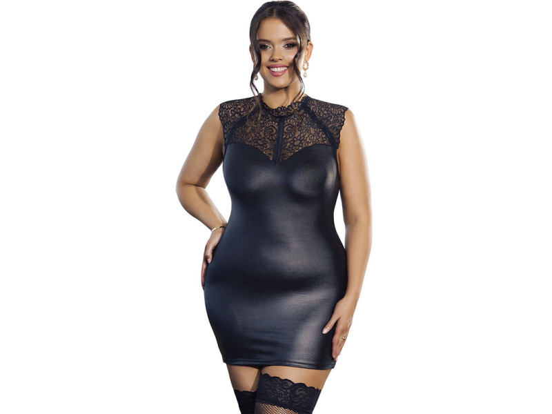 SUBBLIME - SEXY LEATHER DRESS L/XL