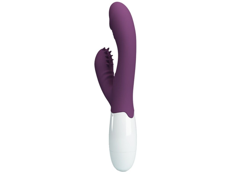 PRETTY LOVE - ANDRE RABBIT VIBRATOR & G-POINT STIMULATOR PURPLE