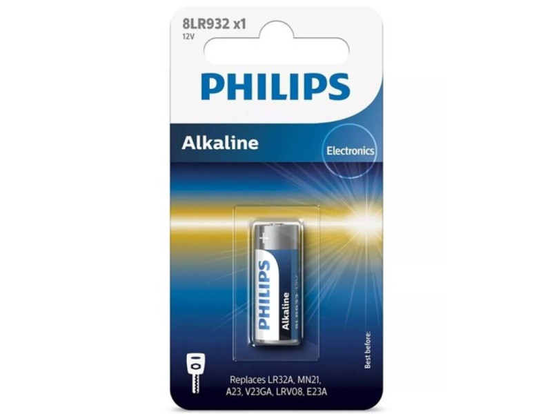 PHILIPS - ALKALINE BATTERY 12V LR23A MN21 8LR932 BLISTER*1