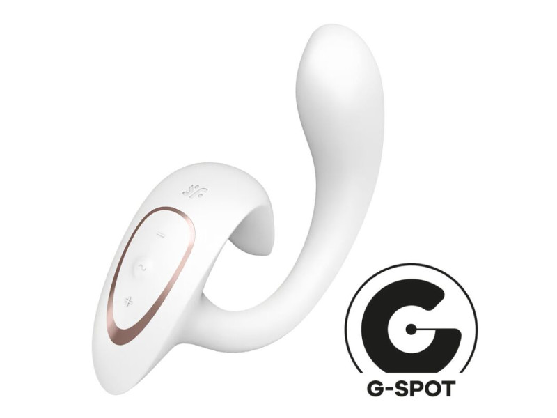 SATISFYER - G FOR GODDESS 1 RABBIT VIBRATOR WHITE