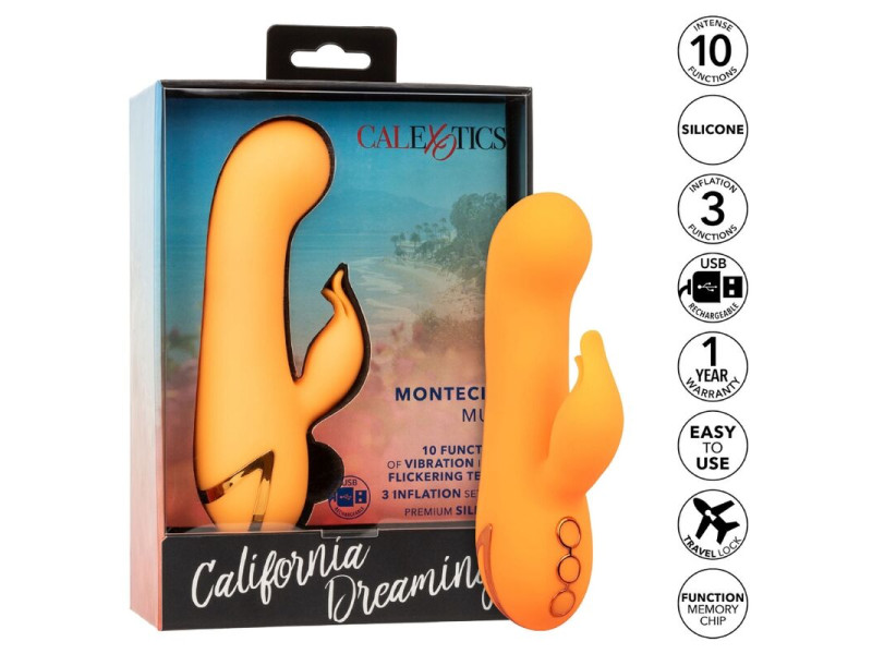 CALEXOTICS - MONTECITO MUSE VIBRATOR RABBIT ORANGE BY CALIFORNIA DREAMING