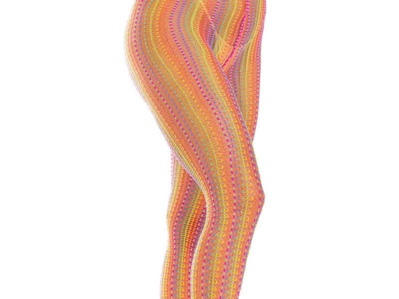 LEG AVENUE - MULTICOLOR CROCHET STOCKINGS