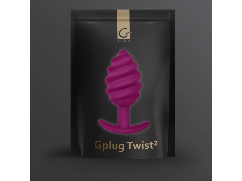 G-VIBE - GPLUG TWIST 2 PURPLE ANAL PLUG