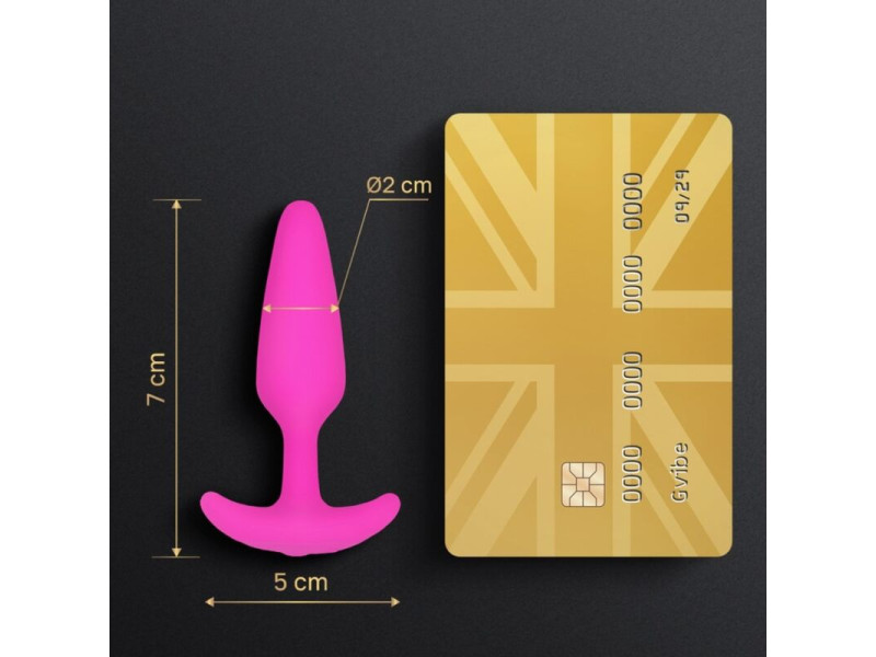 G-VIBE - GPLUG VIBRATOR PLUG ANAL XS FUCHSIA