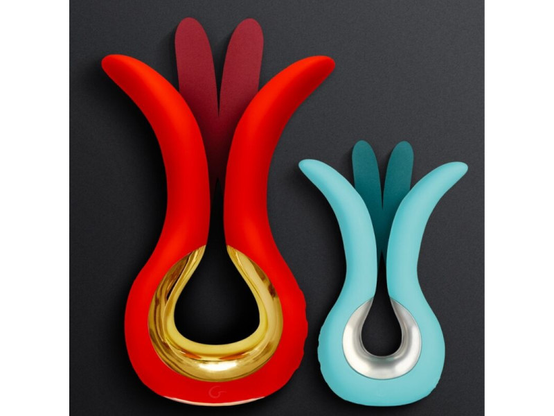 G-VIBE - GVIBE MAXI VIBRATOR WITH TWO FLEXIBLE TIPS CORAL