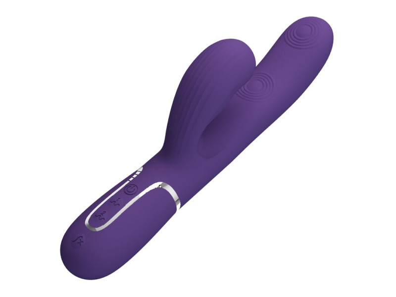 PRETTY LOVE - PERLITA G-SPOT VIBRATOR 3 IN 1 MULTIFUNCTION PURPLE